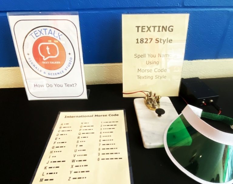 Learn to text  using 1927 Morse Code