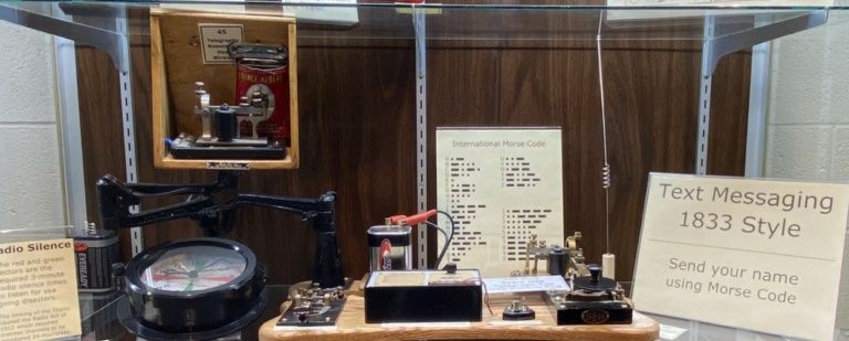 Texting began in 1944 with telegraphy and continues today still using a two digit code.