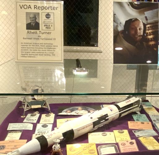 VOA reporter Rhett Turner reported on all space shots.