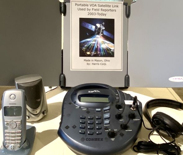 How VOA field reporters sent their report to HQ..