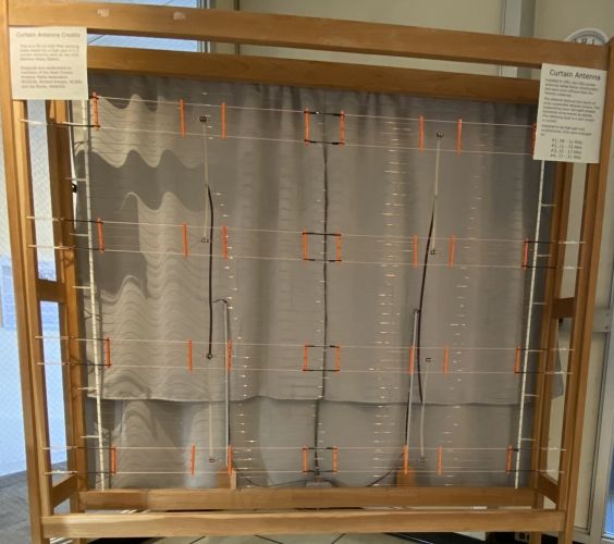 A working 440 MHz Curtain Antenna.
