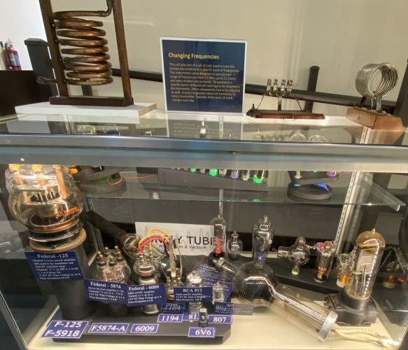Original tube lineup in the first 200 kW shortwave transmitter built by Crosley engineers..