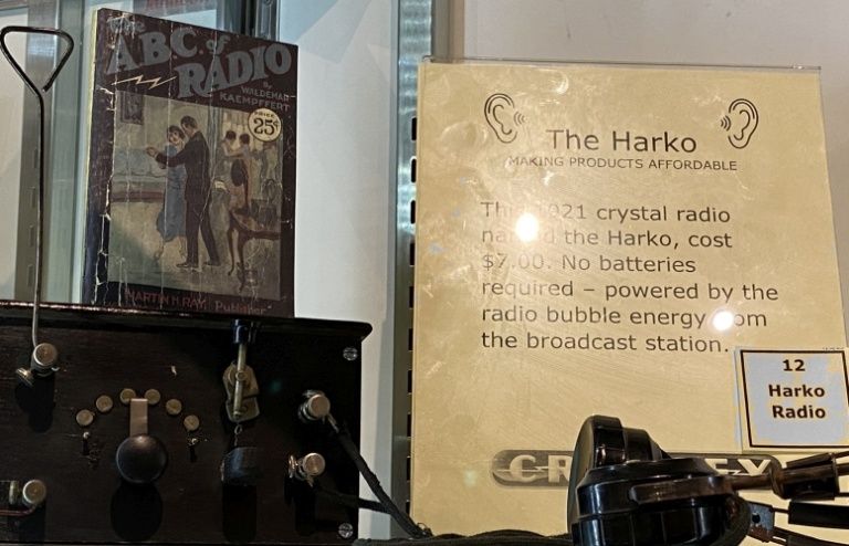 This crystal radio named the Harko put Crosley on the map for affordable radios.