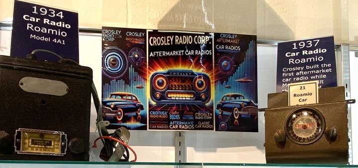 Crosley produced the first aftermarket car radios.