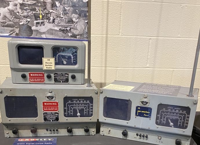 Crosley supplied Morale Radios for soldiers entertainment and news from home.