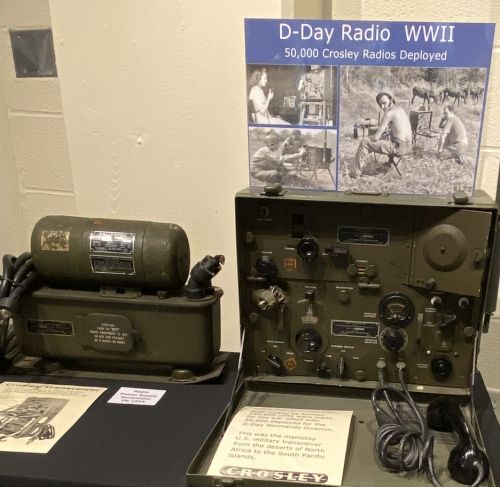 Crosley supplied 50,000 radio sets for the D-Day Invasion at Normandy.